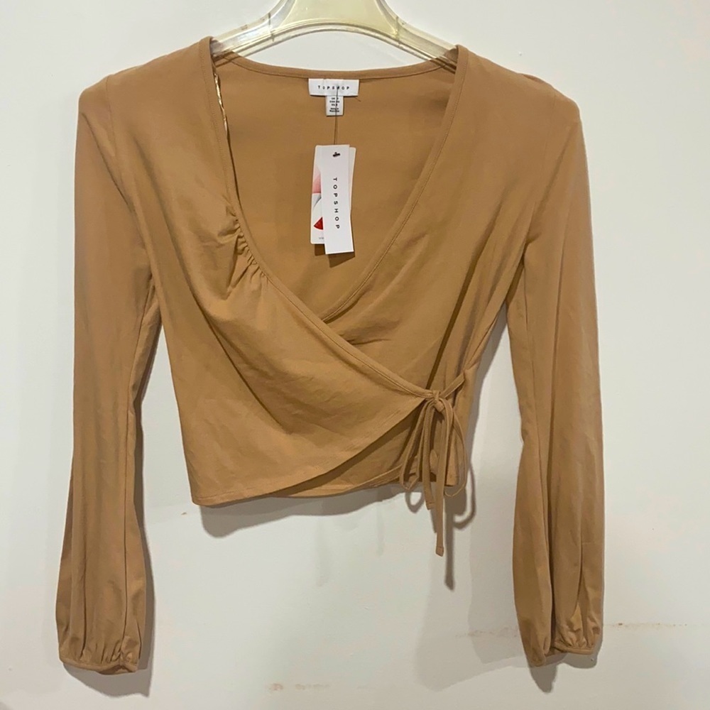 NWT TopShop blush top size: 8